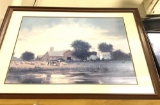 Framed Farm Picture 46