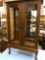 Small Curio Cabinet with Glass Shelves 25