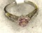 Pink Crystal CZ Ring Size 8