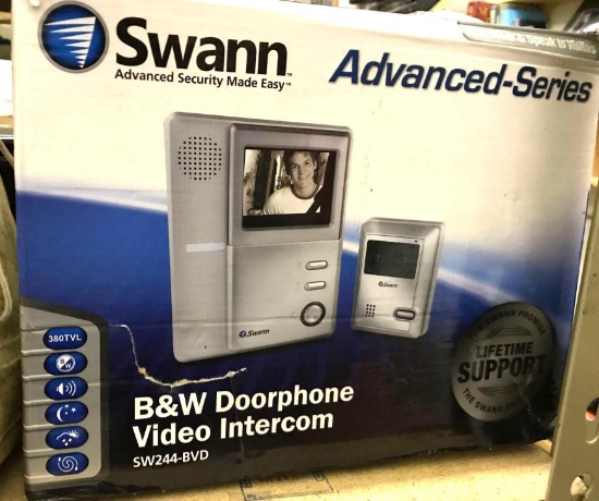Swann Advanced Series B &W Door Phone Video Intercom