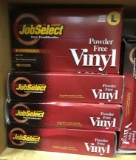 5 New Boxes of Vinyl Gloves size L