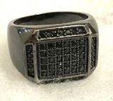 Black Sapphire Ring Size 7