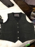 River Road Leather Vest Size 2xl