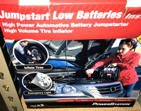 Power Station PSX3 Jumpstarter and Tire Inflator- Looks like new