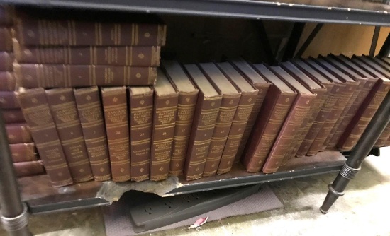 Set of 50 1910 Harvard Classics The 5 Foot Shelf of Books