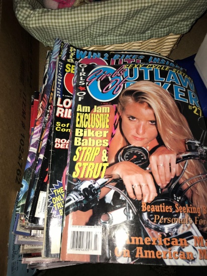 Large Lot of Biker/ Motorcycle Mags