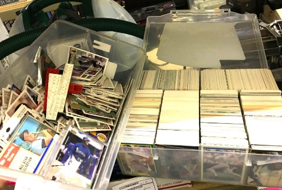 2 Bins of Sports Cards