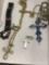 Magnetic Cross/ Bracelet and 3 Cross Pendant