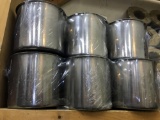12 New Stainless Steel Cups