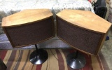 Vintage Bose Speakers with Stands- Untested