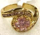 Pink Sapphire Ring Size 8