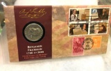 Franklin 1st Day Cover and Coin