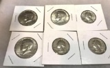 6 Bicentennial Coins- 3 Kennedy and 3 Washington