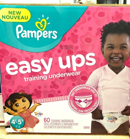 60 Pampers Pull -ups Size 4t-5t