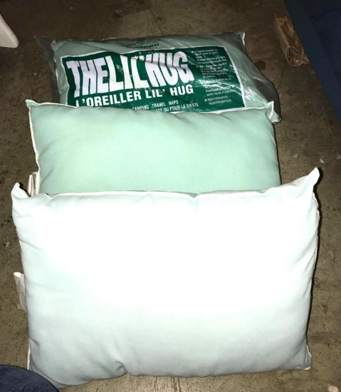 3 Throw Pillows ( Look New)