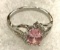Pink Sapphire CZ Ring Size 7