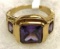 Purple Amethyst Ring Size 10