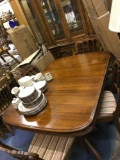 Nice Craved Wood Dining Room Table with 4 chairs