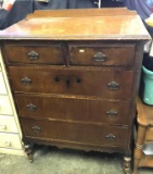 Antique Dresser with 5 Drawers