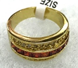 Red Ruby Ring Size 10
