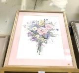 Framed Flower ARt 40