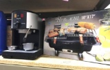 Krups Espresso Maker and Hibachi Grill