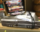 Sanyo DVD Player with Remote and 12 DVD's