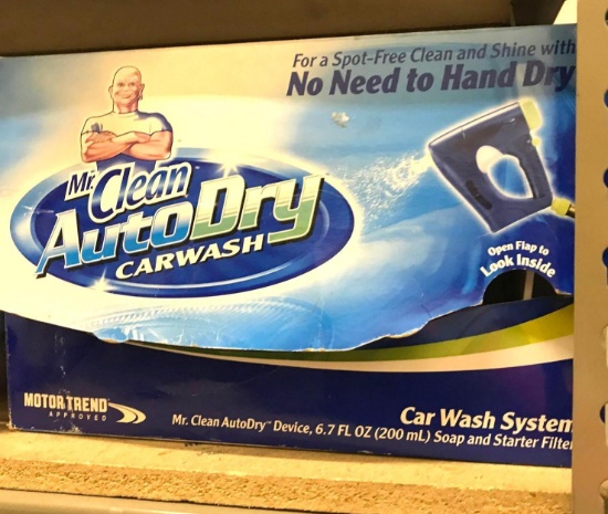New Mr. Clean Auto Dry Car wash
