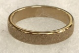 Rose Gold Color Titanium Band/ Ring Size 8