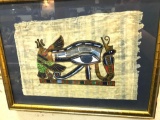 Framed Egyptian Art on Rice Paper 17