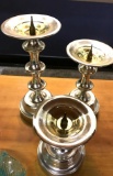3 Piece Candle Holders