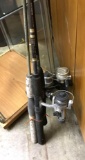 3 Fishing Poles with Reels