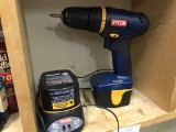 Ryobi Drill with 2 Batteries and Charger