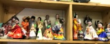 Lot of Dolls from Around the World