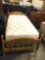 Wood Twin Bed Frame with Mattress and Boxspring