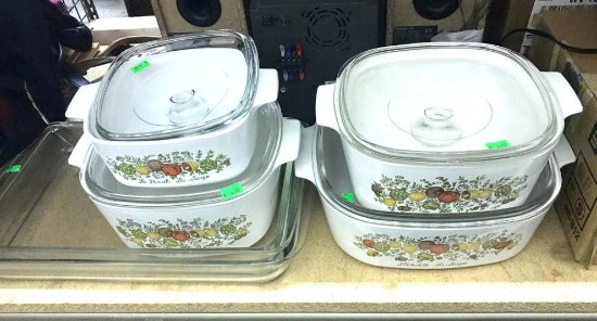 Pyrex and Corning Ware