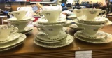 10 Place Setting of Sovau Cartens Porcelain Tea Cups and Saucers