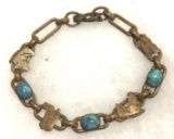 Copper Southwest Bracelet with Turquoise