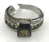 Brown CZ Ring Size 10