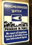 11 Metal Neighborhood Watch Signs
