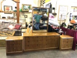 Baer's 6 Drawer Dresser with Mirror and 2 Night Stands