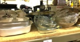 Assortment of Glass Cookware