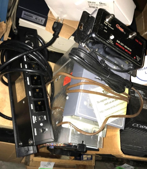 Networking Lot- Amps, Power Taps etc