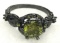 Olive Round Cut Peridot Ring Size 8