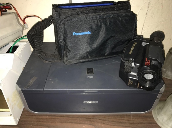 Cannon Printer and Panasonic Camera with Case