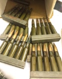 50 rounds of Military 30 8 Ammo, 30 Rounds on Stripper Clips