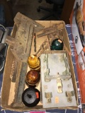 Vintage Tools- Drill Bits, Jack, Insulators etc