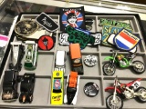 Lot of Patches, Button and Hotwheels
