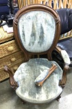 Vintage Chair ( Arm Needs Repair)