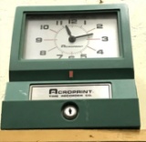 Acro print Time Clock